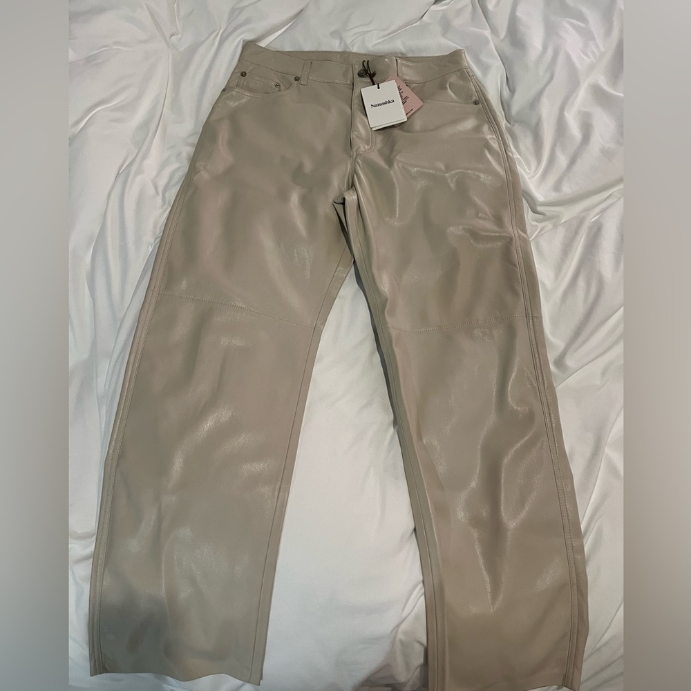 NWT Nanushka leather pants